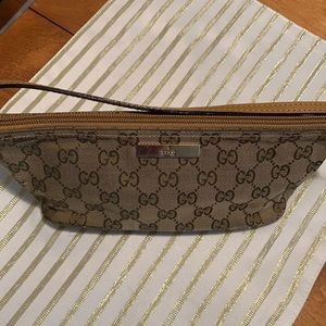 GUCCI Monogram Clutch Handbag
